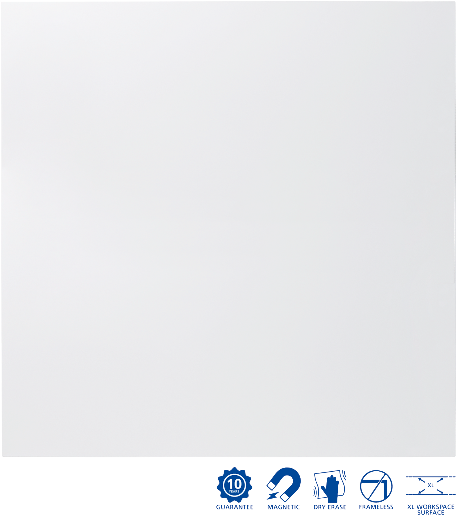 Legamaster BOARD-UP Whiteboard – Stahl, magnetisch, rahmenlos – 75 × 75 cm