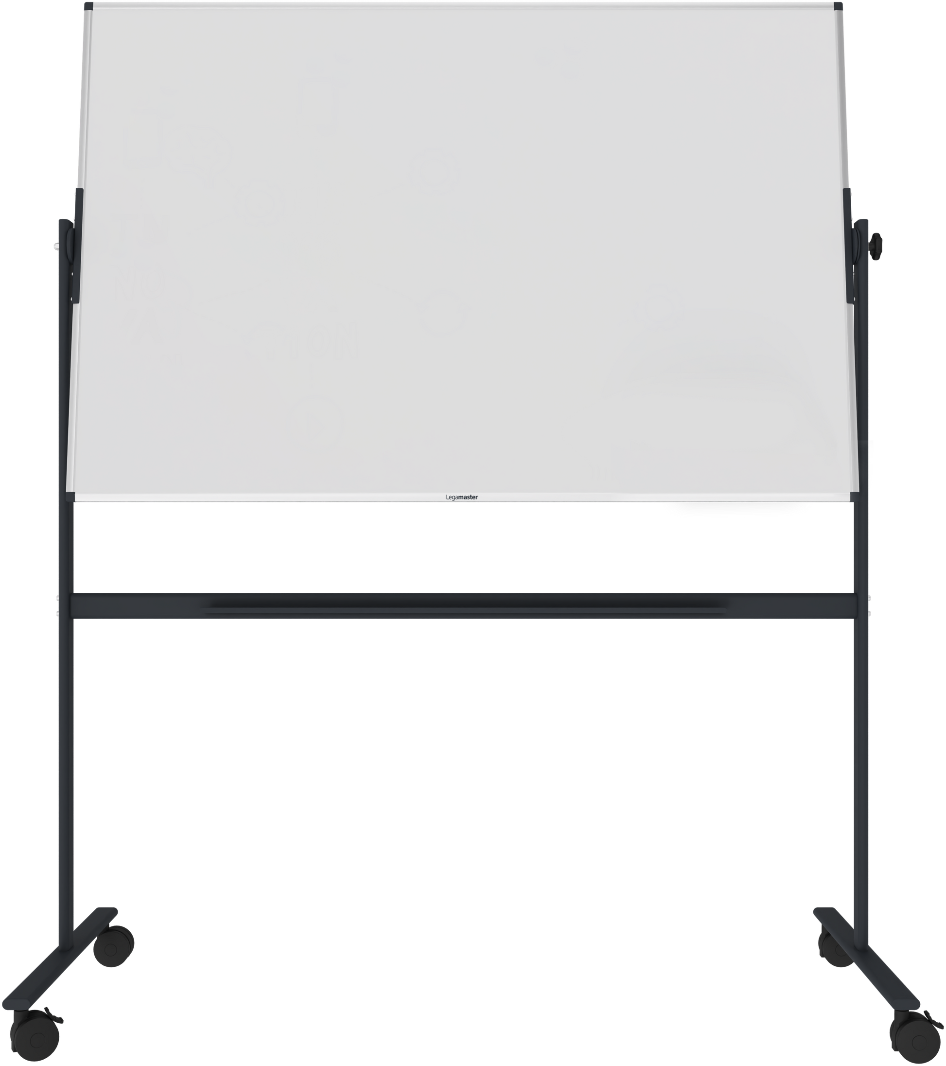 Legamaster Mobiles Whiteboard – Stahl, magnetisch, drehbar – 150 × 100 cm