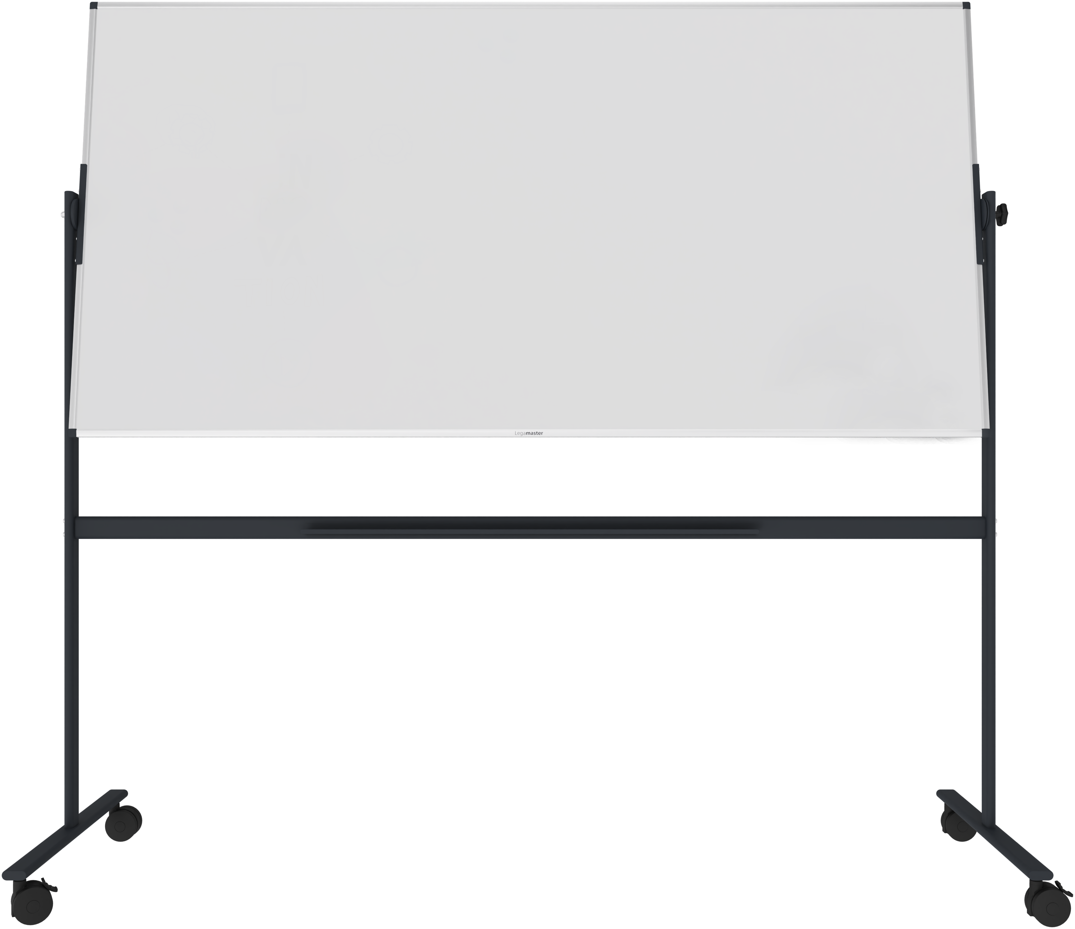 Legamaster UNITE Mobiles Whiteboard – Stahl, magnetisch, beidseitig, drehbar – 199,7 × 99,7 cm