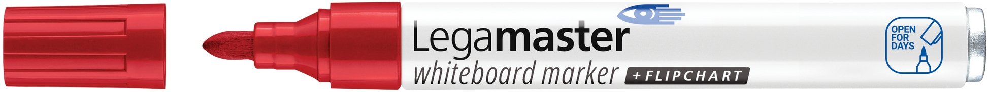 Legamaster Board-Marker TZ 1 – Rundspitze 1,5-3 mm – Rot – Trocken abwischbar