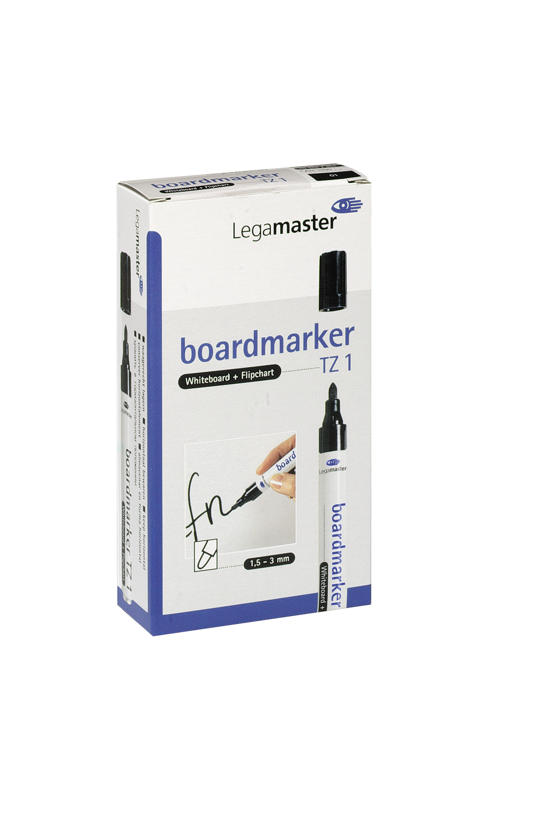 Legamaster Board-Marker TZ 1 – Rundspitze 1,5-3 mm – Rot – Trocken abwischbar