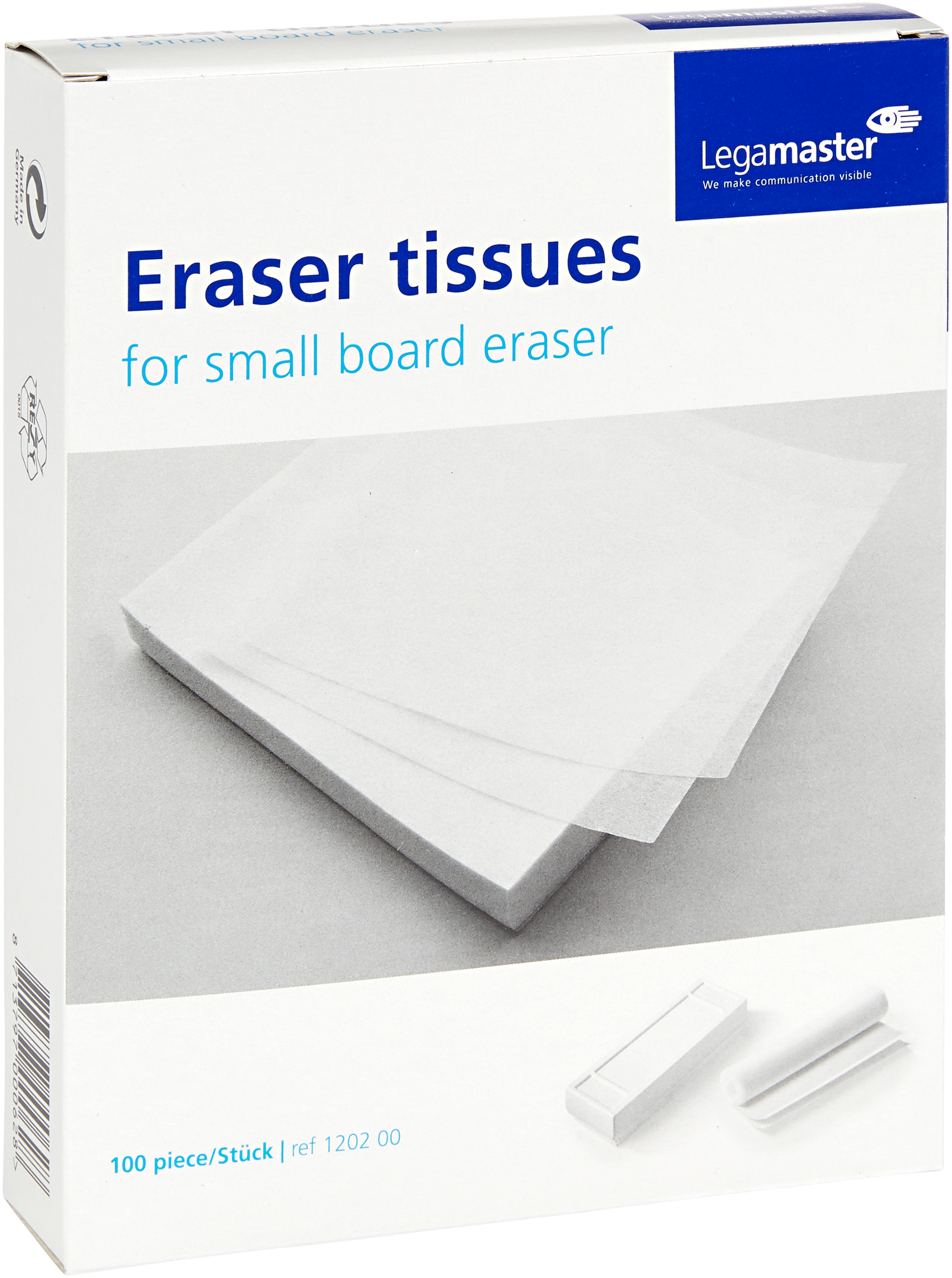 Legamaster Starter-Kit, inkl. Ersatz-Löschpapier – für Legamaster Tafelwischer – 100er-Pack