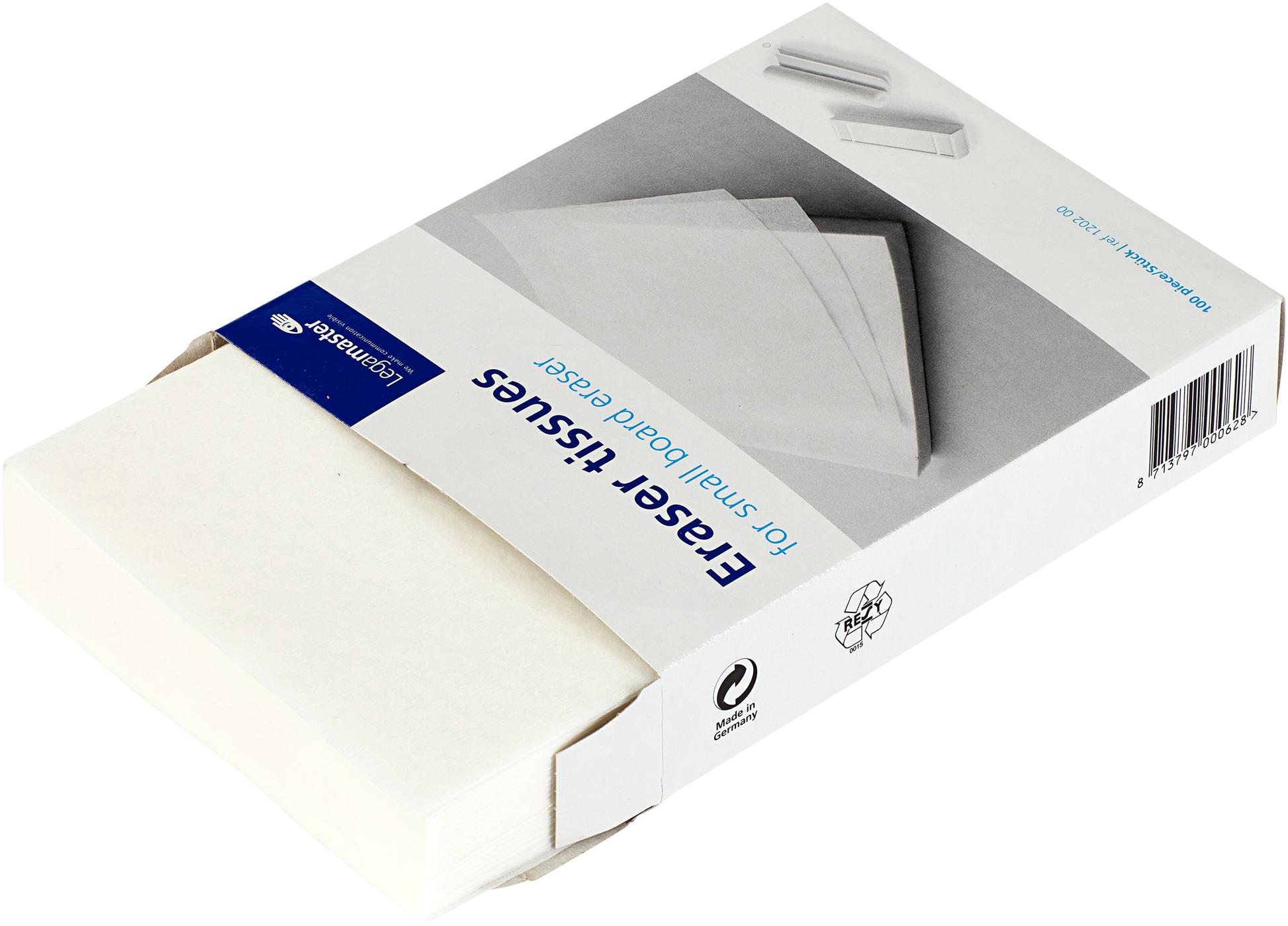 Legamaster Starter-Kit, inkl. Ersatz-Löschpapier – für Legamaster Tafelwischer – 100er-Pack
