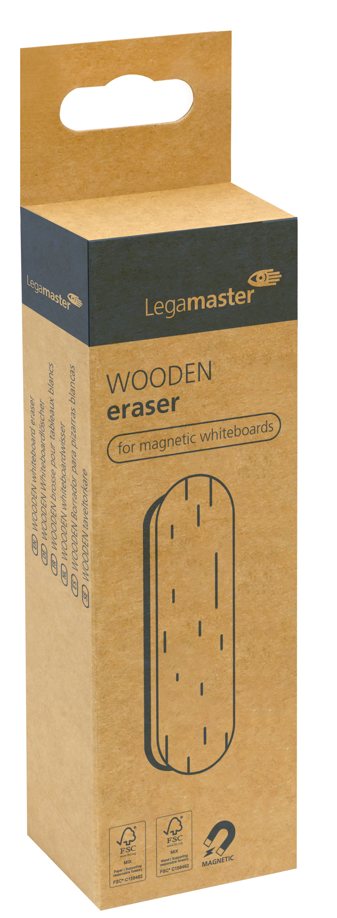 Legamaster Tafelwischer – 15 × 4,5 cm, magnetisch – für Whiteboards