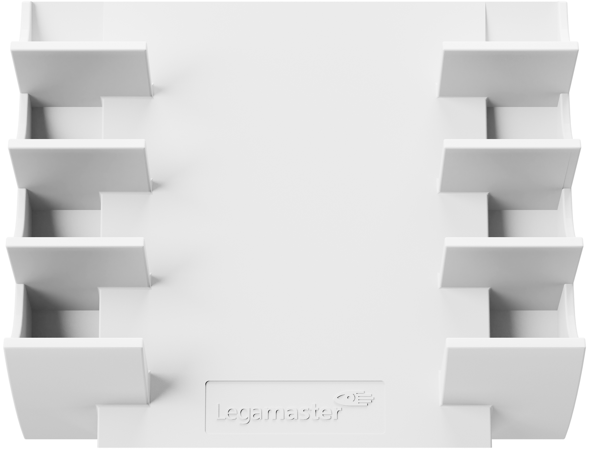 Legamaster Magnetischer Markerhalter für Whiteboard – 4 Stifte, Kunststoff, Weiss, 154 × 129 × 39 mm