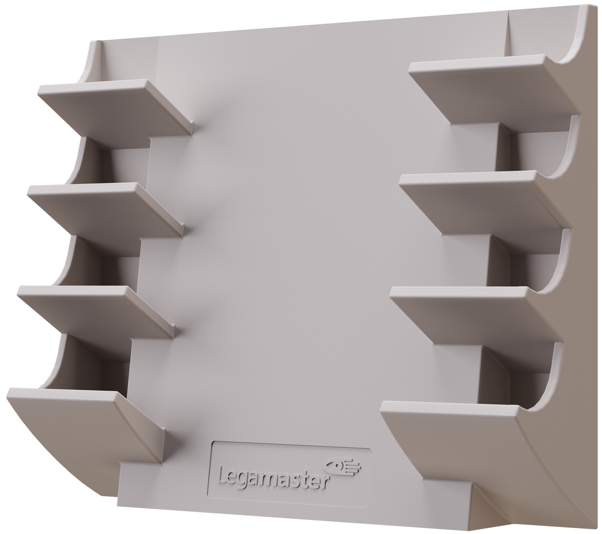 Legamaster Stiftehalter – Kunststoff, hellgrau, 154 × 129 × 39 mm