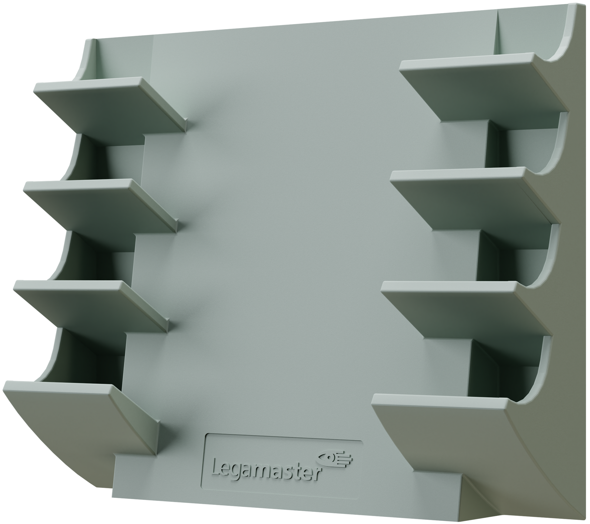 Legamaster Stiftehalter – Kunststoff, graugrün, 154 × 129 × 39 mm