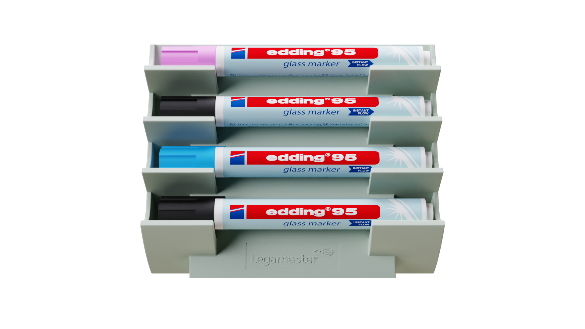 Legamaster Stiftehalter – 15,4 × 12,9 cm, magnetisch – für Whiteboards