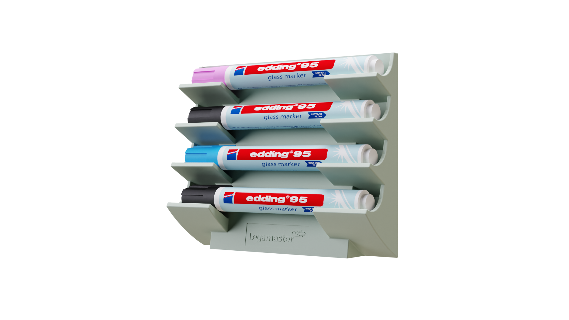 Legamaster Stiftehalter – 15,4 × 12,9 cm, magnetisch – für Whiteboards
