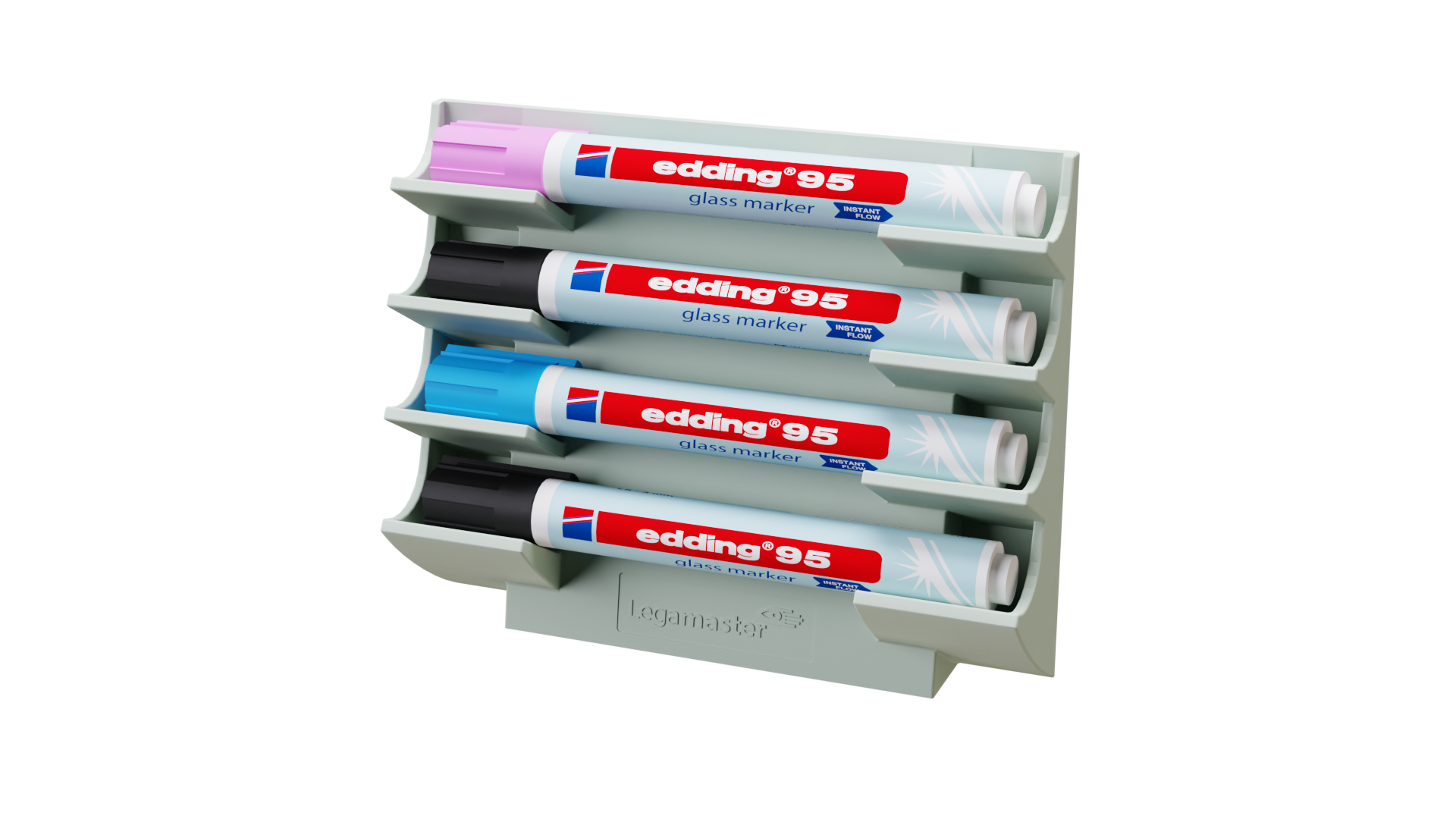 Legamaster Stiftehalter – 15,4 × 12,9 cm, magnetisch – für Whiteboards