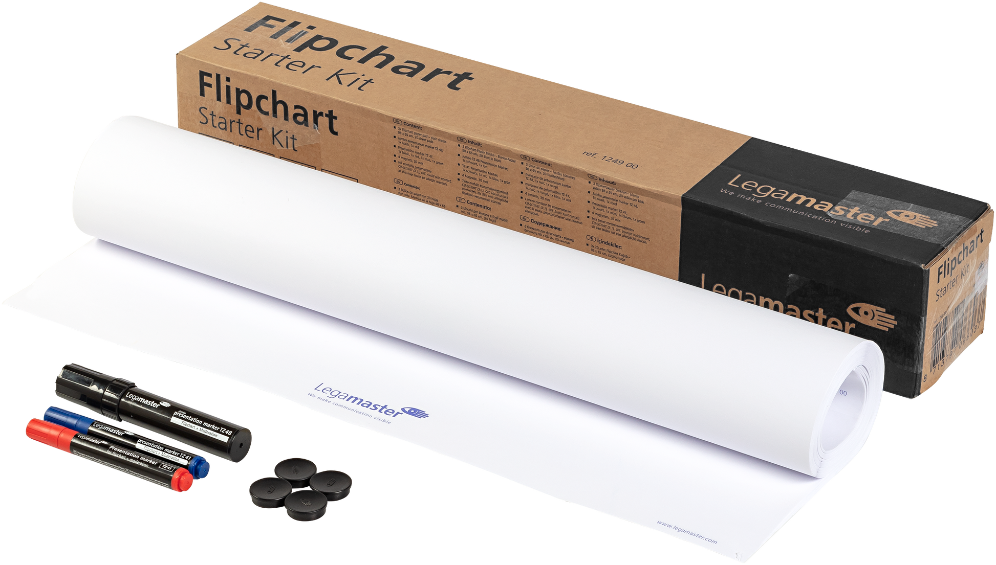 Legamaster Zubehör Starterset für Flipcharts, 14-teilig