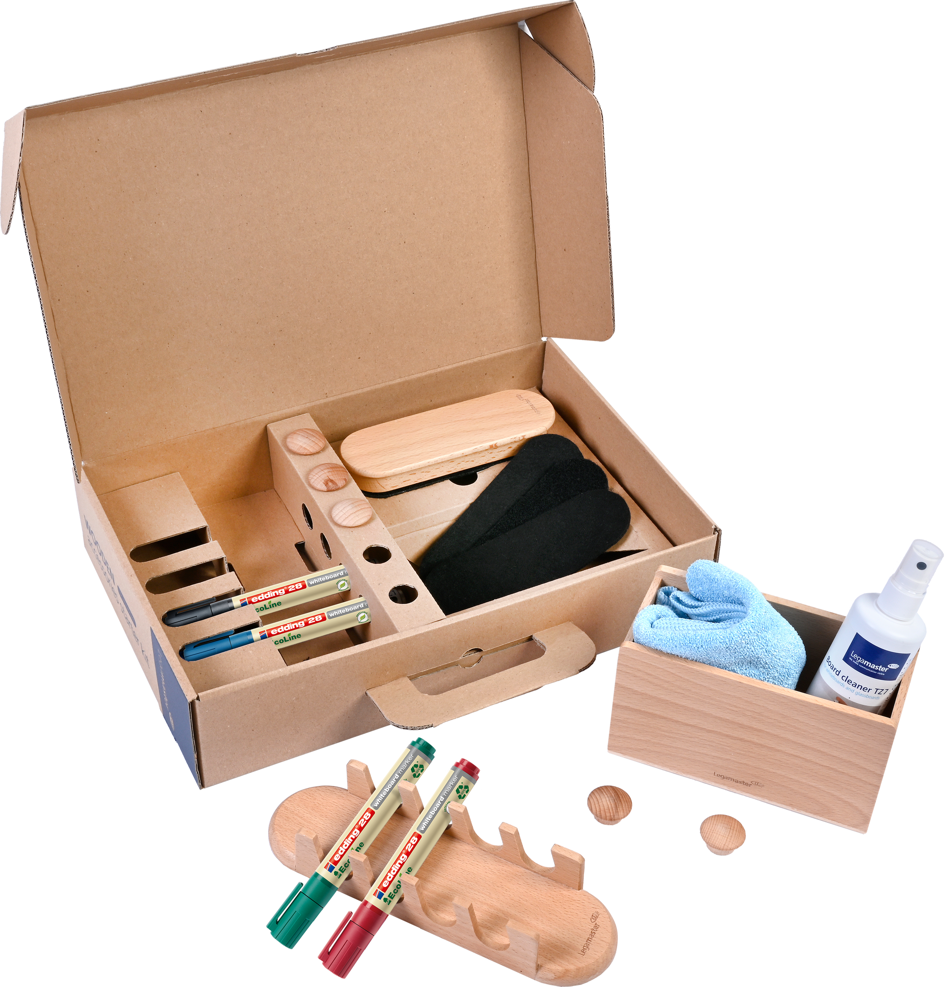 Legamaster Starter-Kit – für Whiteboards – 17-teilig