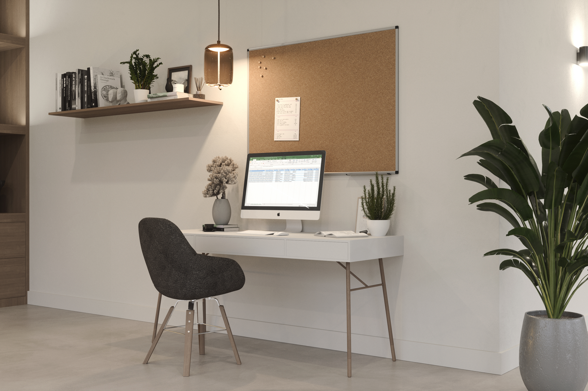 Legamaster Pinnwand – Kork, Alurahmen – 60 × 45 cm, Unite