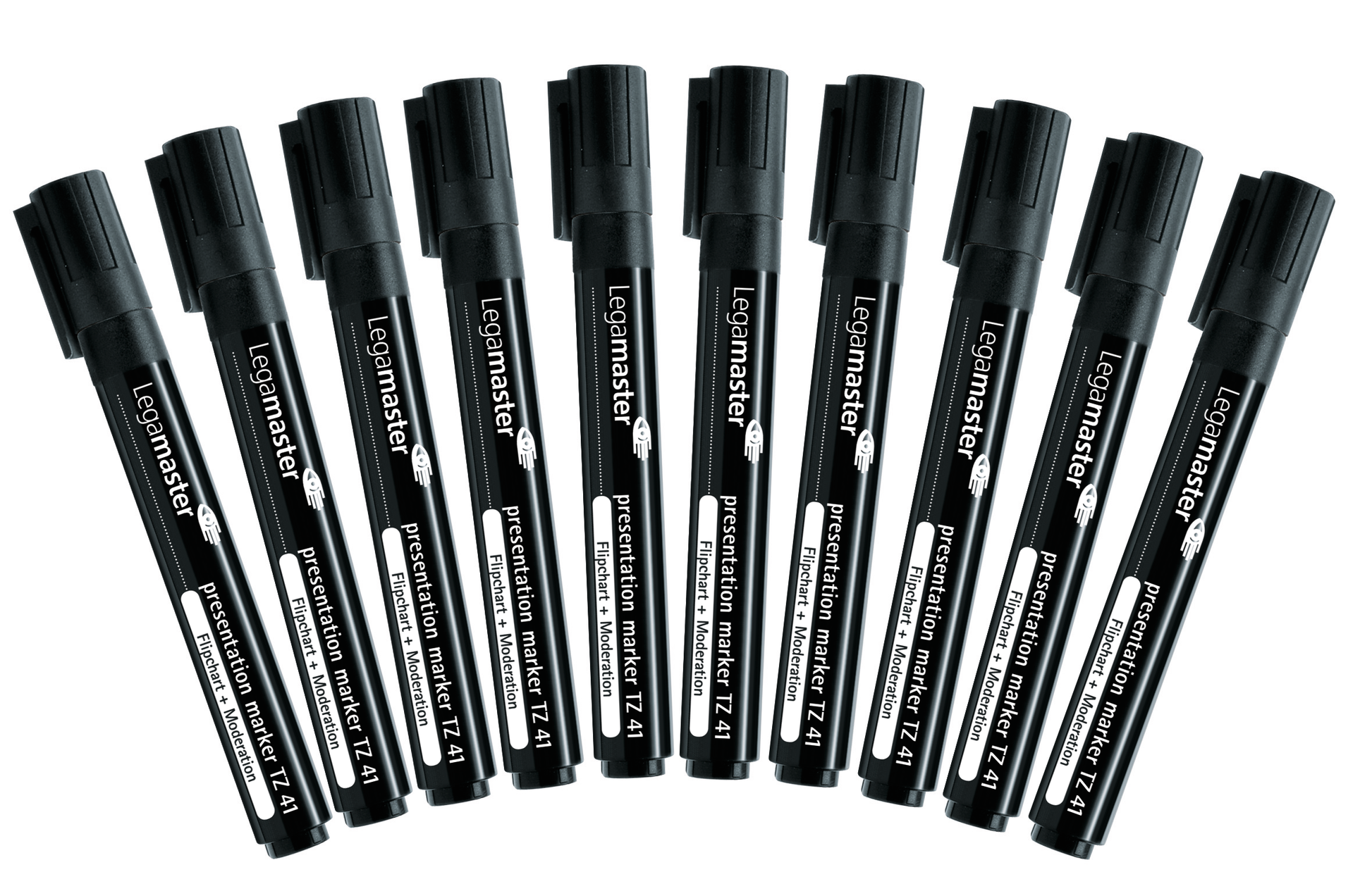 Legamaster Flipchart-Marker TZ 41 – Keilspitze 2-5 mm – Schwarz