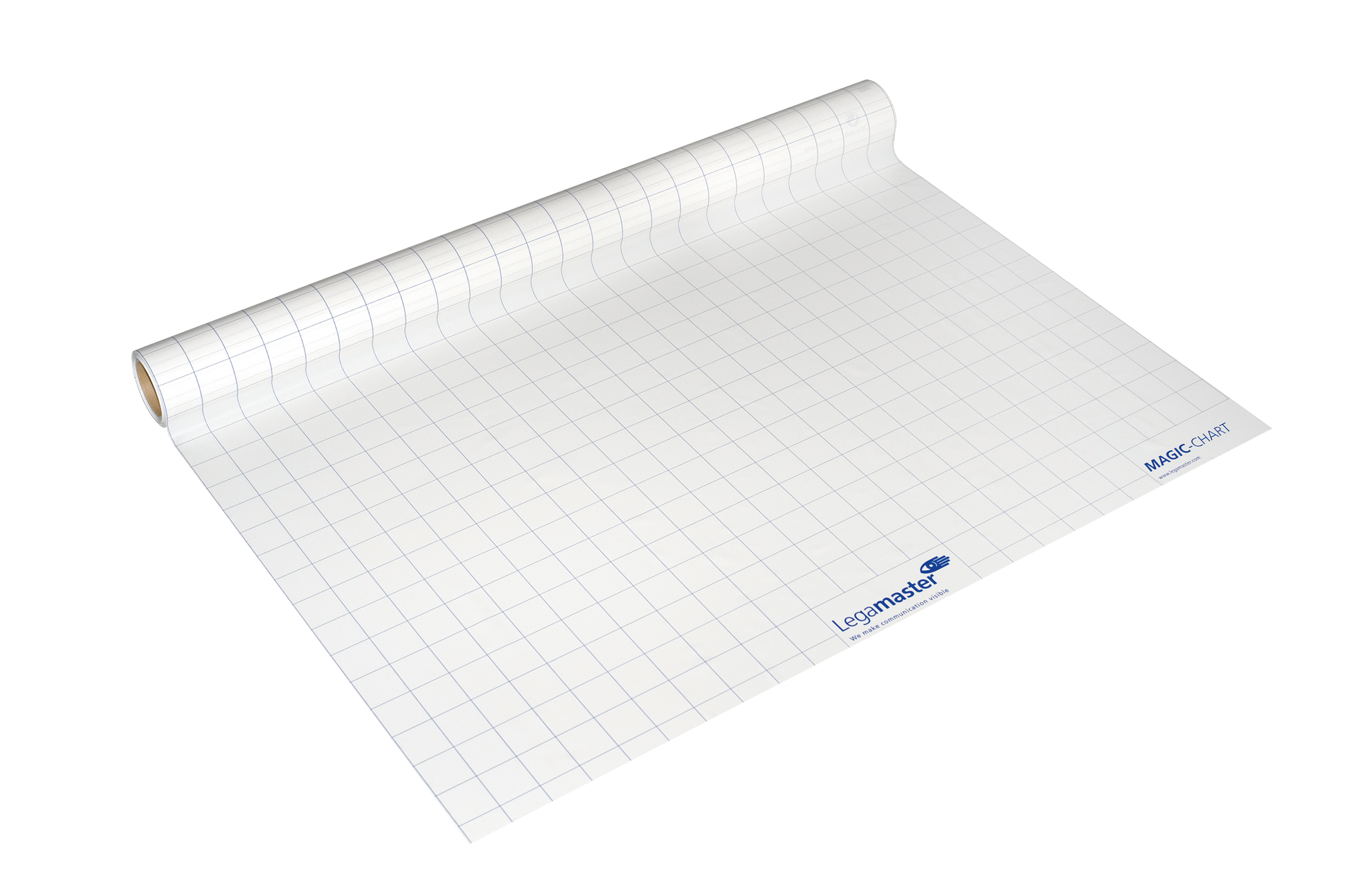 Legamaster Magic-Chart Flipchartfolie elektrostatisch, kariert 25 mm, perforiert, 60 × 80 cm – Rolle à 20m (25 St.)