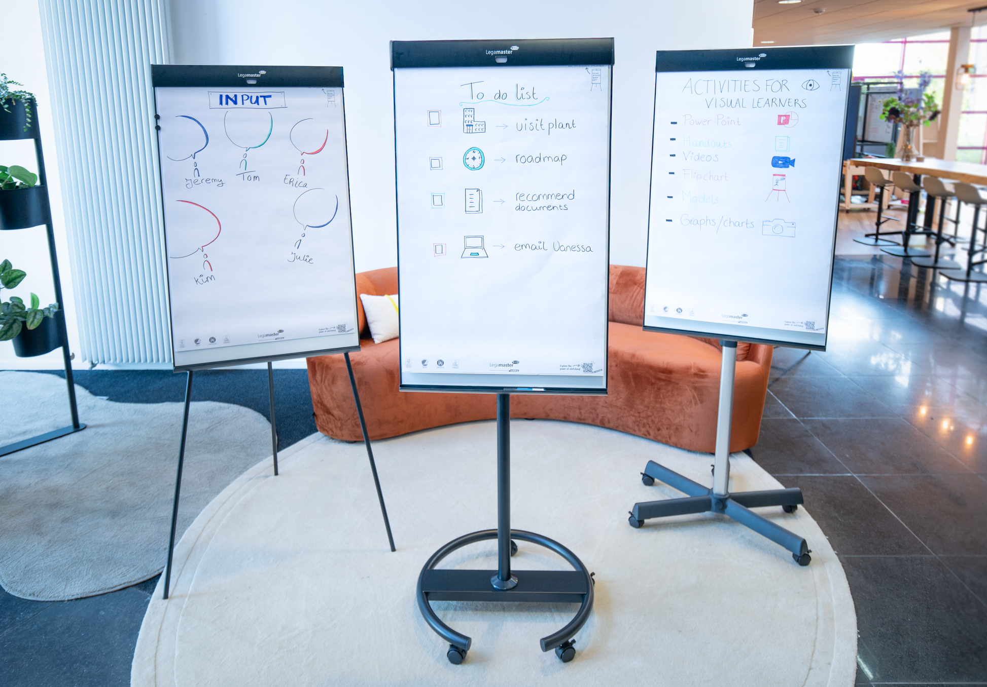 Legamaster Flipchart-Block SKETCH ECO – 65 × 98 cm, 50 Blatt/Block, 2 Blöcke, blanko, weiss, Papier, Recycling