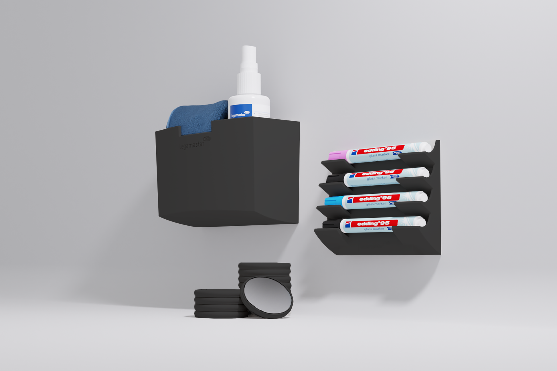 Legamaster Starter-Kit – für Whiteboards, inkl. Magnete – 5-teilig
