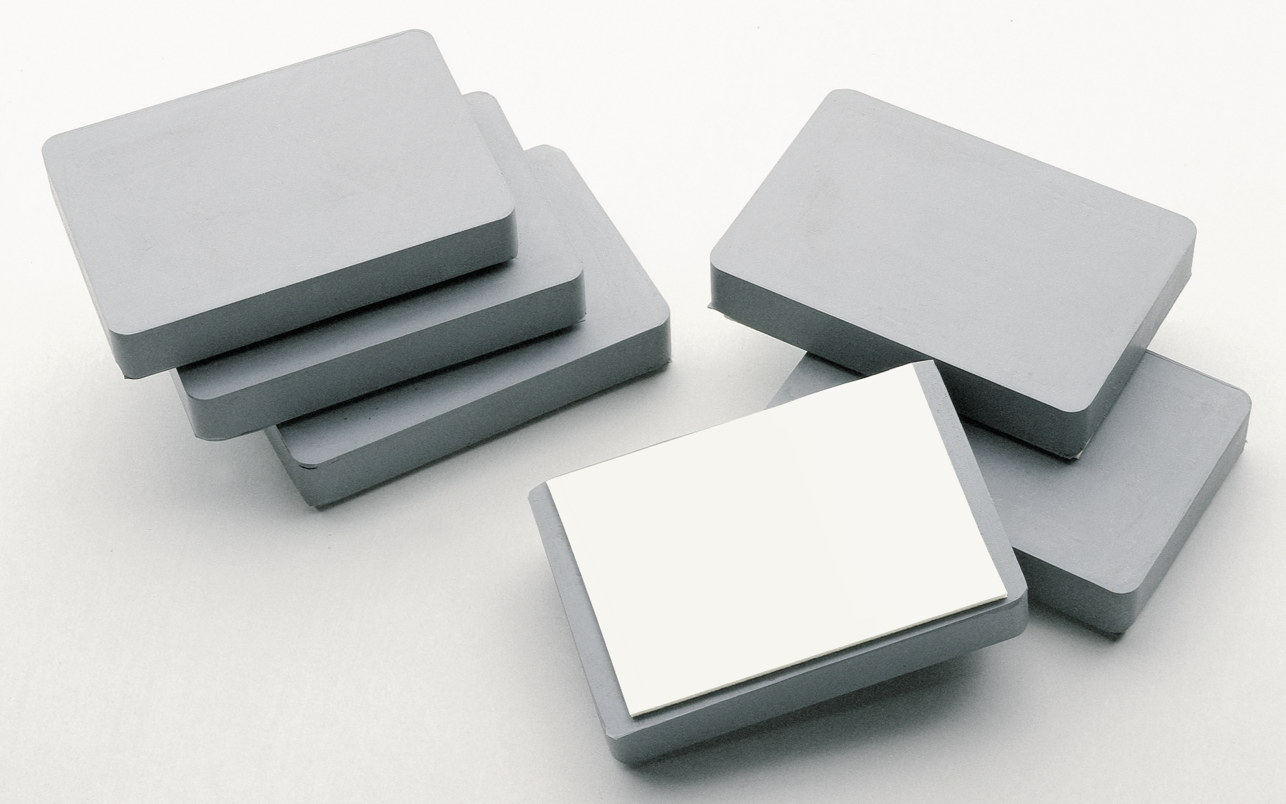 Legamaster Tafelmagnete – 78 × 53 mm, 1 Stk., grau