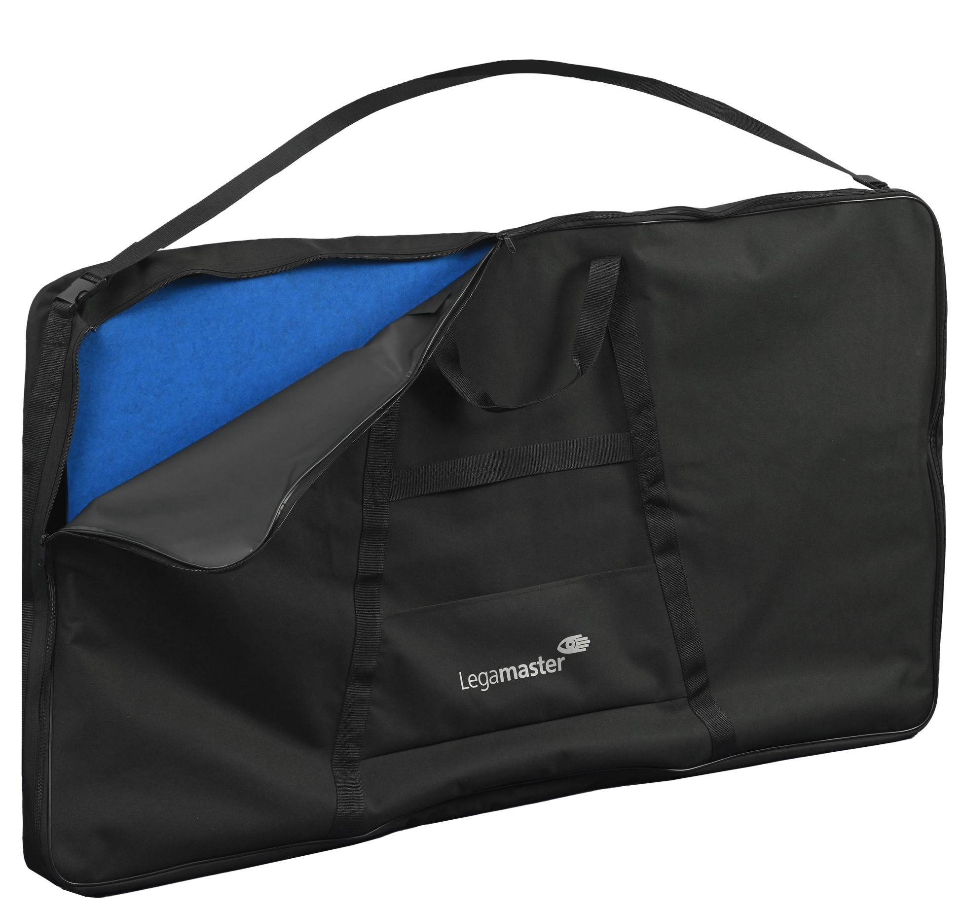 Legamaster Tragetasche – 134 × 80 × 9,9 cm, schwarz, Nylon, für klappbare Moderationswände und Multiboards