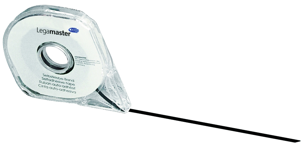 Legamaster Aufteilungsband – Schwarz – Selbstklebend – 1 mm × 16 m