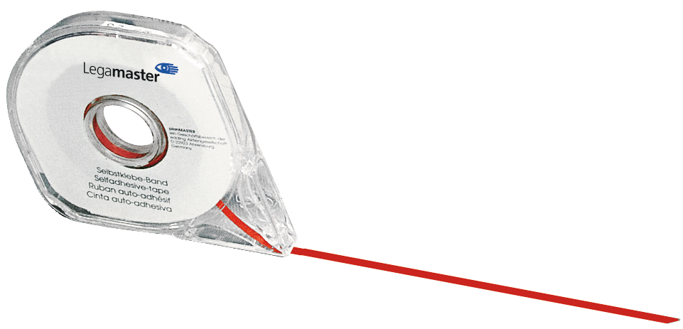 Legamaster Aufteilungsband – Rot – Selbstklebend – 2,5 mm × 16 m