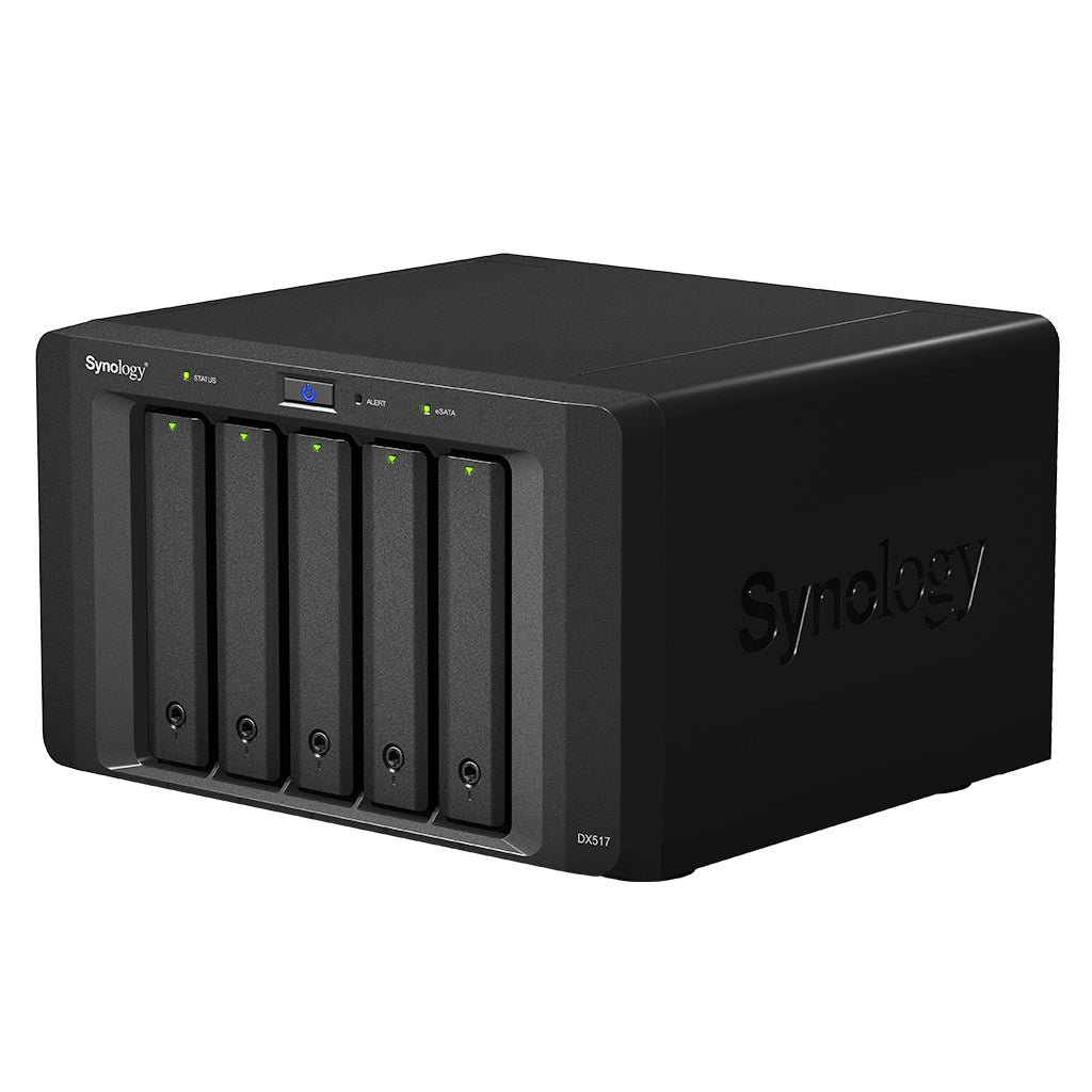 Synology DX517 – 5-Bay Desktop NAS – für 2,5"/3,5" HDD/SSD, SATA