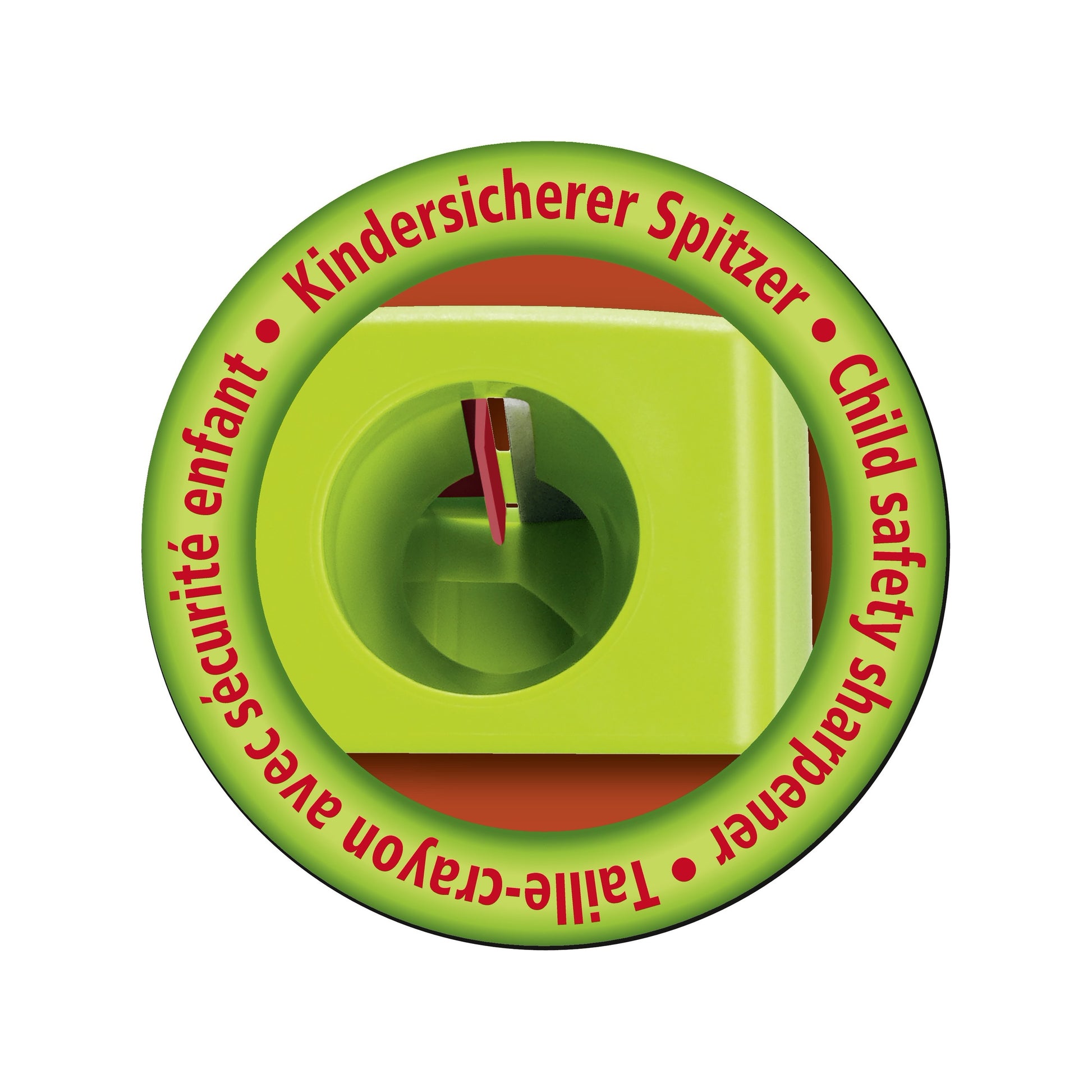 STABILO Spitzer – manuell, 1-Loch, ohne Behälter, für Ø 15 mm, für woody 3 in 1, Kunststoff, assortiert