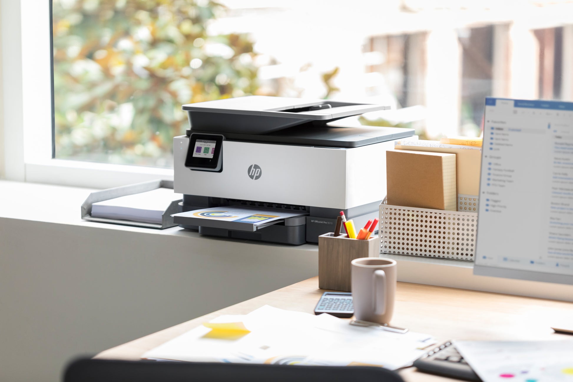 HP OfficeJet Pro 9016 – Farbtintenstrahl-Multifunktionsdrucker, A4, 4-in-1, Duplex, ADF, WLAN/LAN, AirPrint