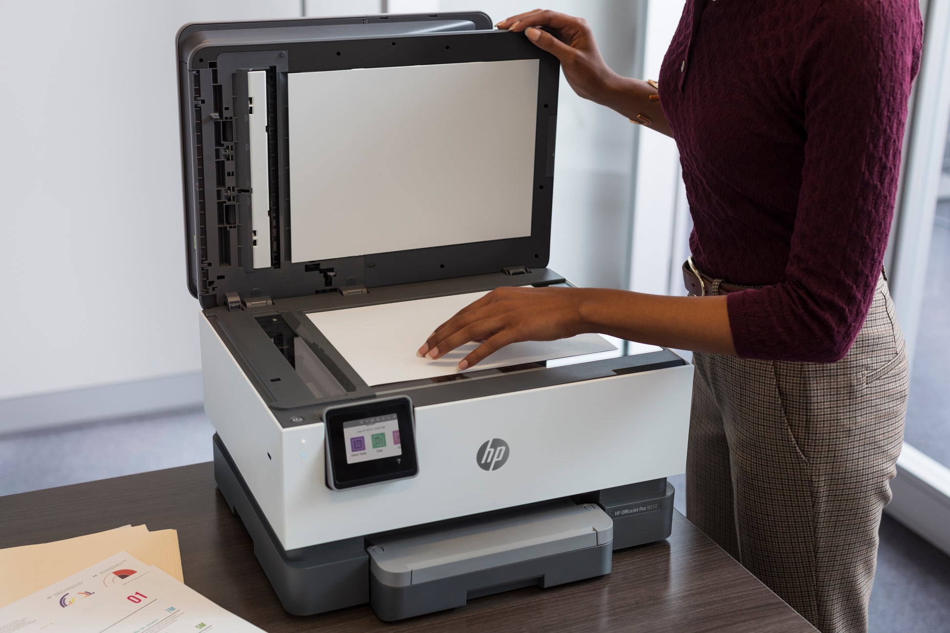 HP OfficeJet Pro 9016 – Farbtintenstrahl-Multifunktionsdrucker, A4, 4-in-1, Duplex, ADF, WLAN/LAN, AirPrint