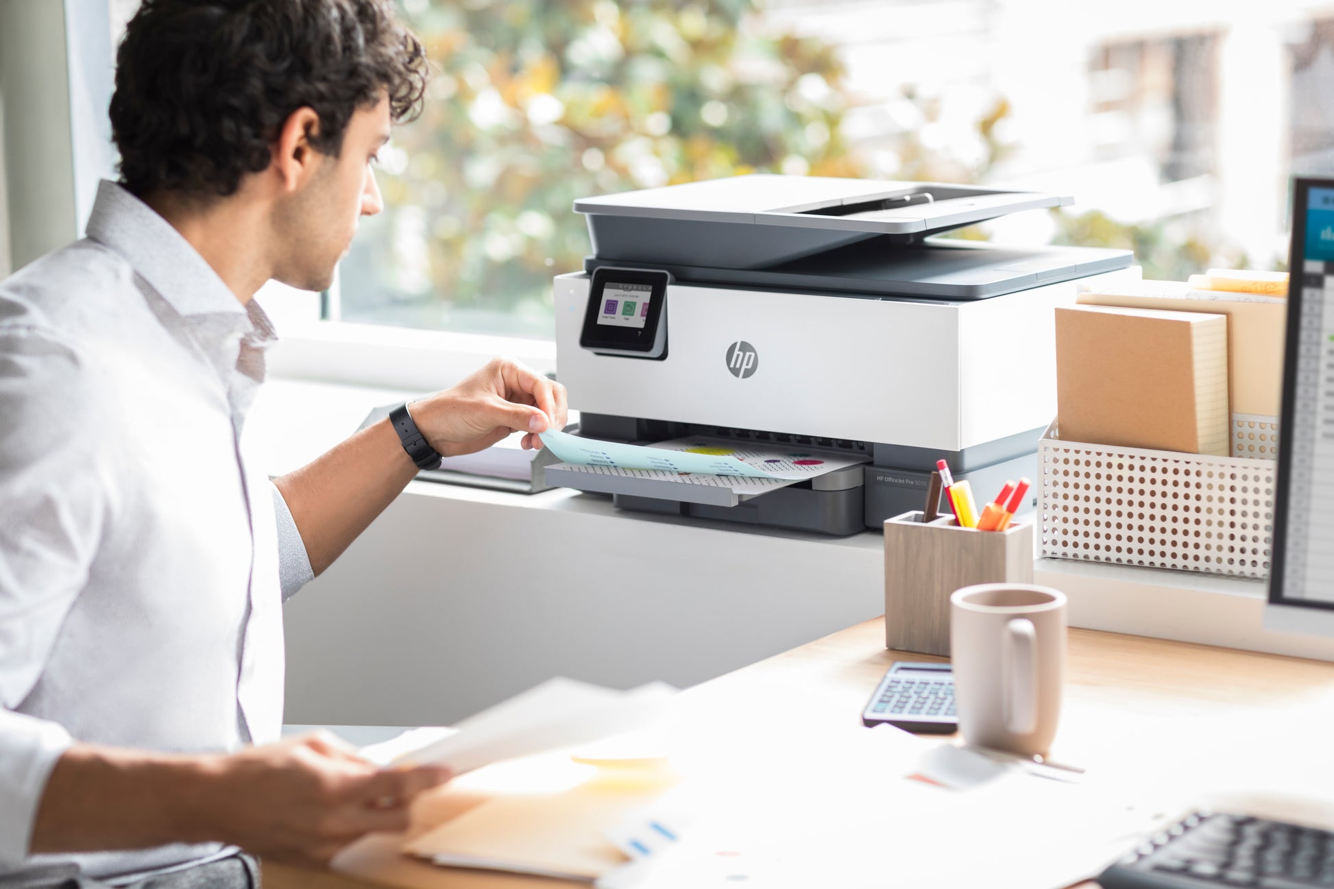 HP OfficeJet Pro 9016 – Farbtintenstrahl-Multifunktionsdrucker, A4, 4-in-1, Duplex, ADF, WLAN/LAN, AirPrint