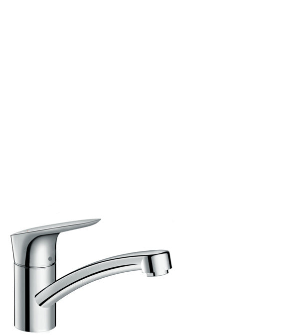 Hansgrohe Logis M31 Küchenarmatur – 253 × 51 × 157 mm, Messing, Chrom, Einhebelmischer, für Waschbecken