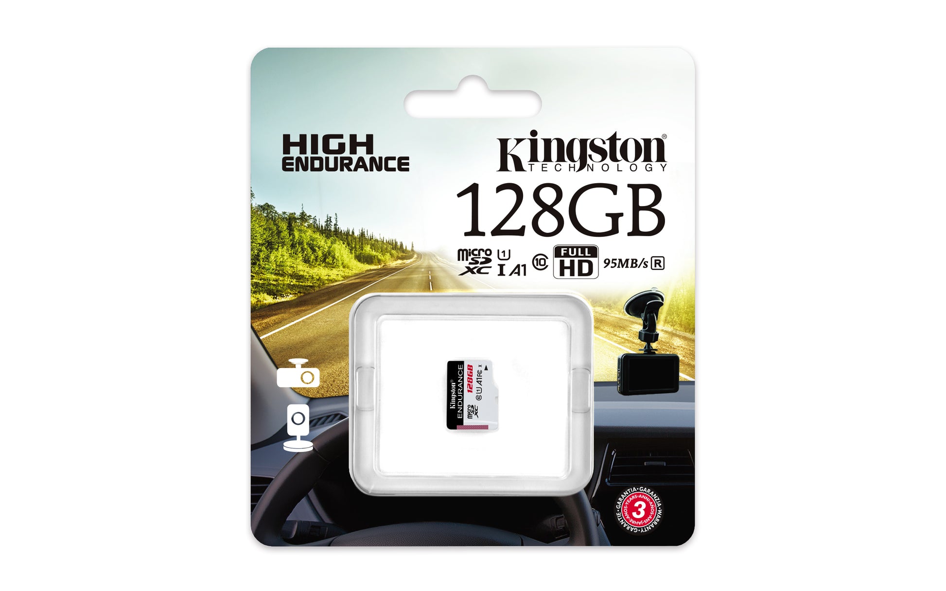 Kingston Technology Kingston Endurance microSDXC Speichergerät – 128 GB, UHS-I, 95/45 MB/s
