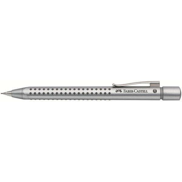 Faber-Castell Grip 2011 Druckbleistift – 0,7 mm, silber