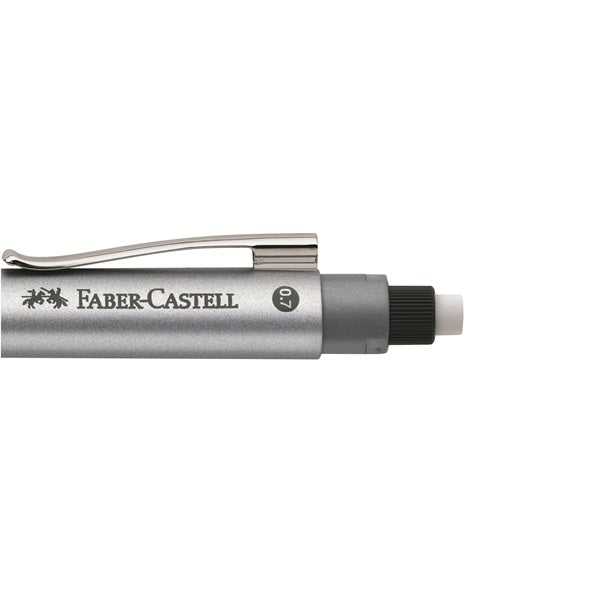 Faber-Castell Grip 2011 Druckbleistift – 0,7 mm, silber