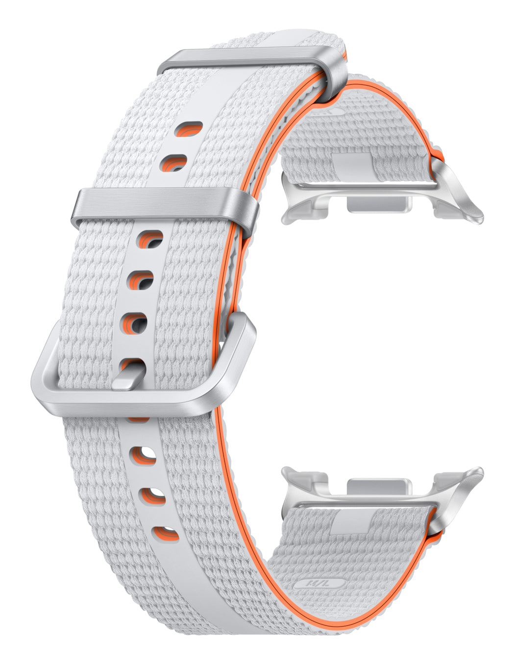 Samsung Athleisure - Armband - für Galaxy Watch8, Galaxy Watch8 Classic, Weiss, M/L, Nylon