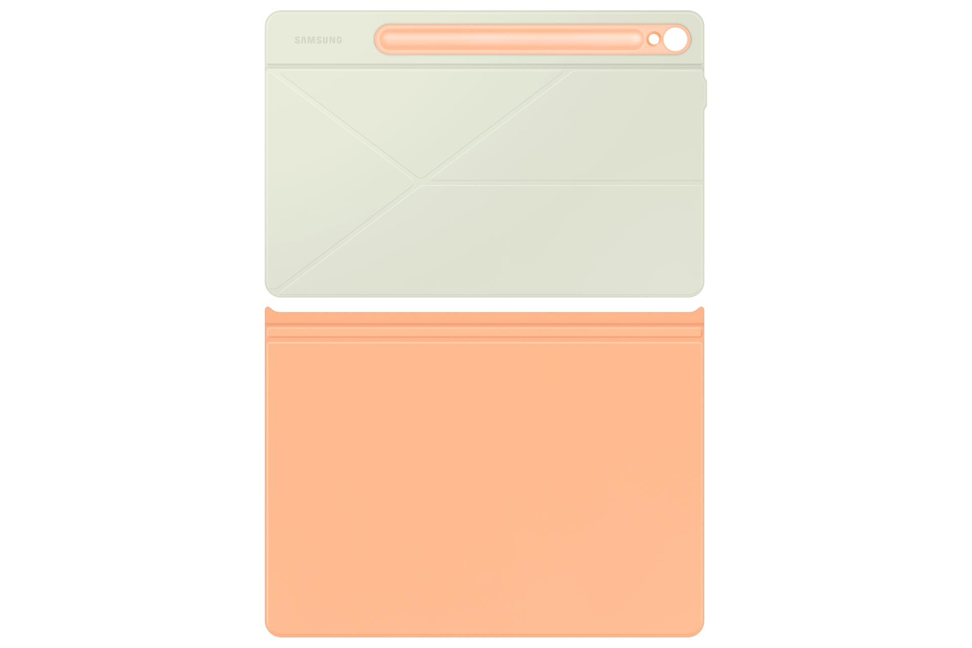 Samsung Book Cover EF-BX710 Notebook-Schutzhülle – für Galaxy Tab S9, S9 FE (11"), Kunststoff, Orange