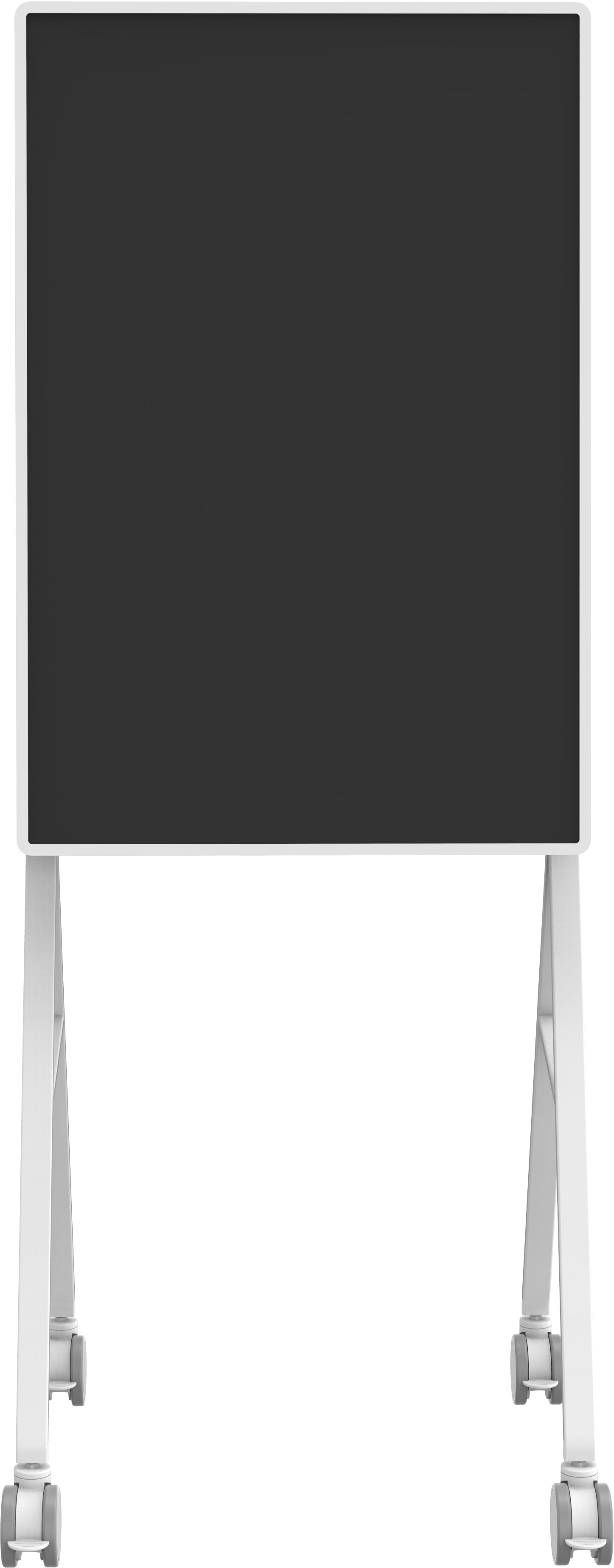 Vision TV-Wagen – 50–55" – VESA 200×200–400×400 – bis 45 kg, mit Rollen, für 1 Display – VFM-F10/WH