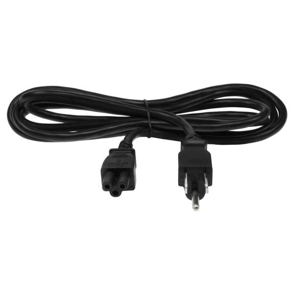 Zebra Netzkabel – US (Typ B) – IEC C5, Schwarz, für Zebra B10/D10/L10/XC6