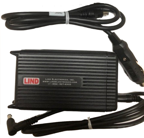 Zebra 450141 Auto-Ladegerät – Eingang 12–32 V, Ausgang 20 V, Stecker 5,5 mm×1,7 mm – für R12 – Schwarz