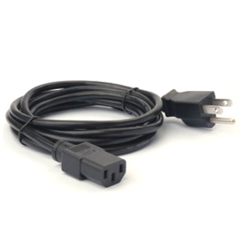 Zebra Netzkabel – Typ B–IEC C13, Schwarz, für Zebra L10 Office Dock