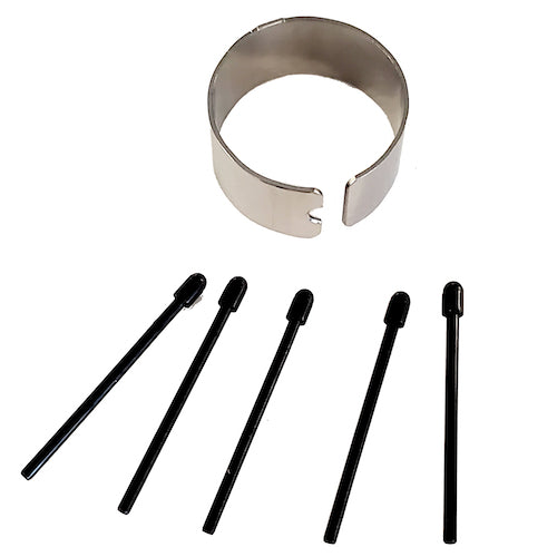Zebra Eingabestift für Zebra L10 – Tipp-Kit, 6 Stück – Schwarz