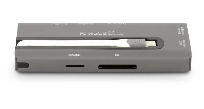 LMP 18641 Multiport-Adapter – USB-C, DP, HDMI, VGA, 2× USB-A, GbE, für MacBook/MacBook Pro/iPad Pro