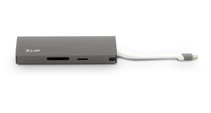 LMP 18641 Multiport-Adapter – USB-C, DP, HDMI, VGA, 2× USB-A, GbE, für MacBook/MacBook Pro/iPad Pro