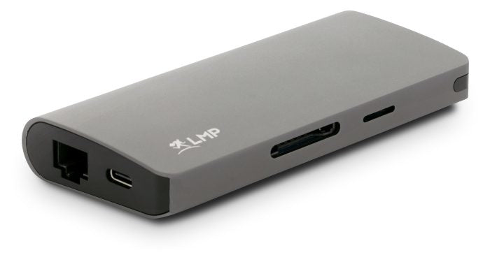 LMP 18641 Multiport-Adapter – USB-C, DP, HDMI, VGA, 2× USB-A, GbE, für MacBook/MacBook Pro/iPad Pro