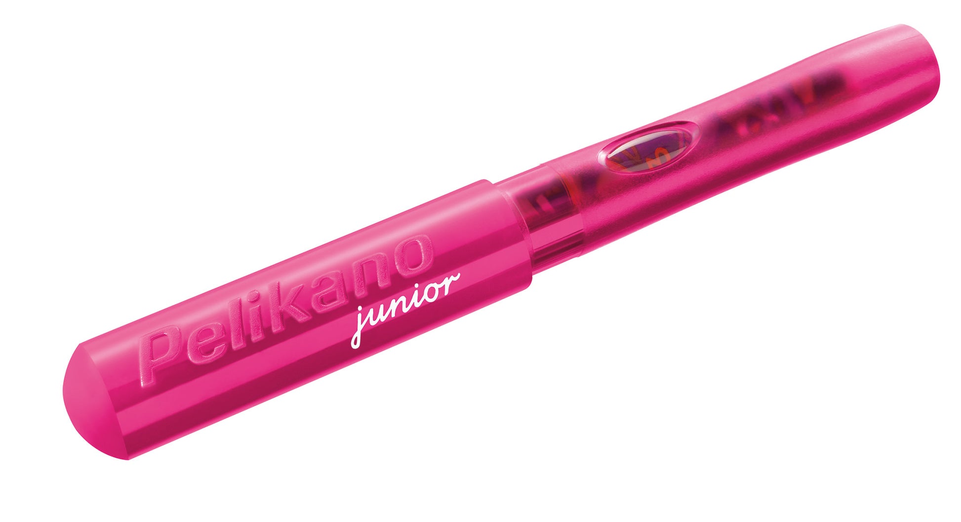 Pelikano junior – L Feder – für Linkshänder – pink, blau – Patronen