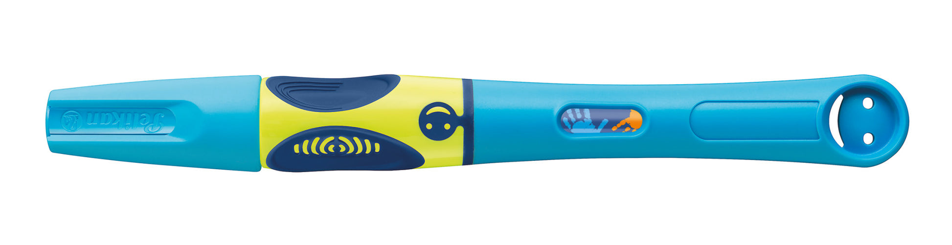 Pelikan Griffix neonfresh blau – Füllfederhalter – L, für Linkshänder – Edelstahl