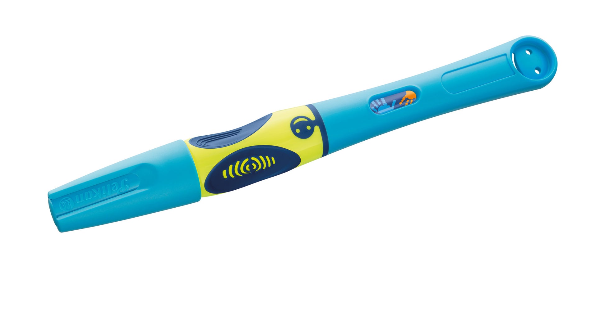 Pelikan Griffix neonfresh blau – Füllfederhalter – L, für Linkshänder – Edelstahl