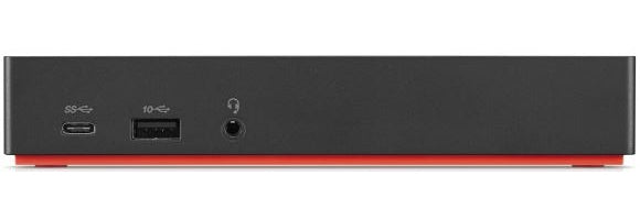 Lenovo 40AS0090US Dockingstation – USB-C, 2× DP, 1× HDMI, 5× USB-A, 2× USB-C, 90 W PD, GbE, 3,5 mm Audio