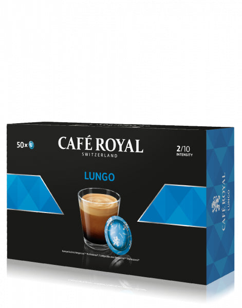 Café Royal Kaffeepads Lungo – für Nespresso Professional & Café Royal Professional – Intensität 5 – 50 Pads