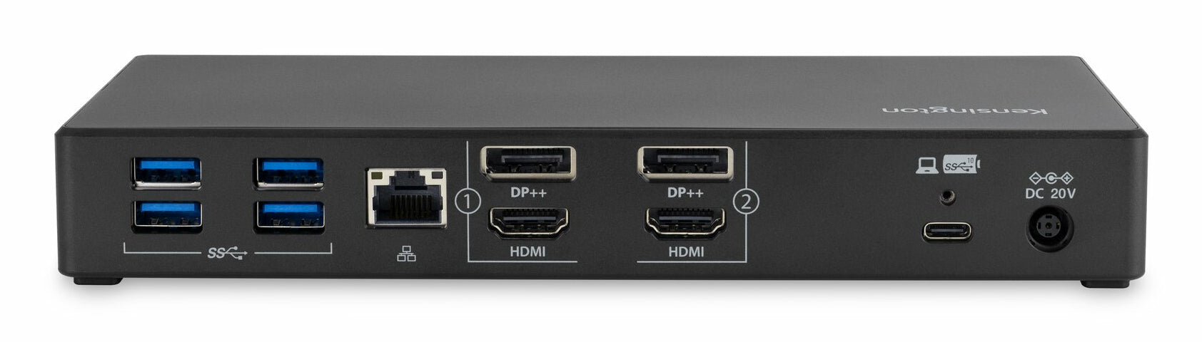 Kensington SD4781P Dockingstation – USB-C, 2× DP, 2× HDMI, 5× USB-A, 100 W PD, GbE, für Windows/Mac/ChromeOS